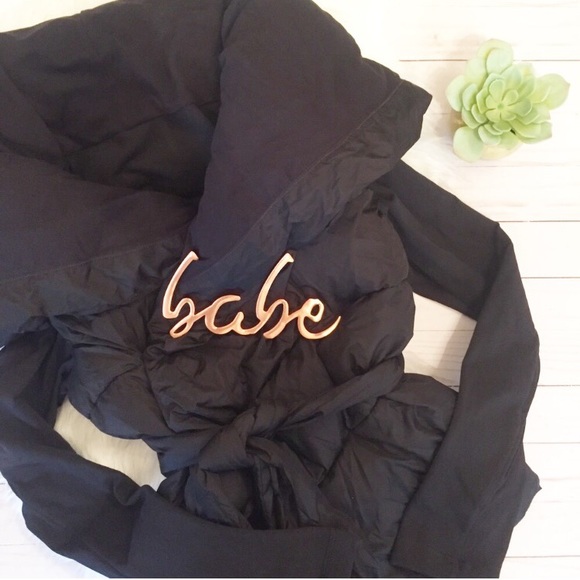 lululemon athletica Jackets & Blazers - Lululemon Down to the studio down coat in black